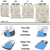Boemian Retro pokrivač s poklopcem jastuka Kauč na razvlačenje u dnevnoj sobi Izdržljivi klima uređaj