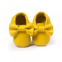 Ochine beba mekana jedina puna kožna tassel lutka baleta cipela za cipele za cipele od novorođenčadi
