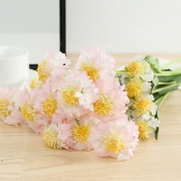 Vnanda umjetna lažna biljka cvjetnih cvijeća svile Chrysanthemum DIY Ball Hydrangea aranžmani Vjenčani