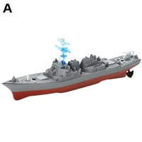 2.4G Elektronički ratni brod velike brzine Dvostruki motori RC brod za odrasle