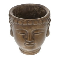 Kreativni Buddha glavna šef za glavu za cement sočna biljka lonac Buddha statua cvjetni lonac