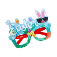 Uskršne naočale Party Favori isporučuje Uskršnje zeko uši jaja Eglages Kostim dodaci Sretni uskrsni