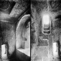 Jerusalim: grobnica Absalom. Ninterior pogledi na grob Absalom, takođe znaju kao Absalomov stup, drevna stijena