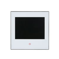 HI.Fancy LCD prikaz Pametni termostatski regulator grijača grijača, električni grijanje, bijelo