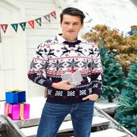 Purcoar koji odgovara porodičnom božićnom džemper za rezanje motornih pahuljica pulover