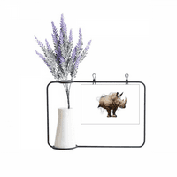 Papir za životinje Škoknje Rhinoceros Artificial Lavanda Flower Vase boca