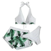 Ženski šorc u obliku kostima od 3 komada kupaći kostimi Split ljetni kupaći kostimi atletski kupaći