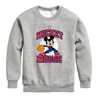 Disney - Mickey Basketball Jersey - Todler i omladinska prerada Fleece Dukserice