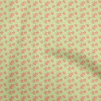 Onuoone Georgette viskoza narančasto tkanina cvjetna DIY odjeća za preciziranje tkanine za ispis tkanine