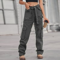 Simu ženske casual labave hlače udobne žene vintage teretne hlače vrećaste traperice moda 90s ulični