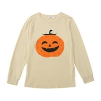 Noć vještica Porodična odjeća Pumpkin Porodični pajamas Podudarni setovi za odrasle za bebe i djecu