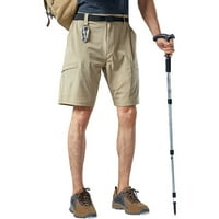 Muški kratke hlače Ljeto MULTI Džepni trening za brzo sušenje Hlače plus veličina bočana elastična brzi