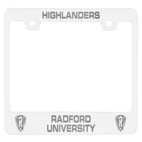 Univerzitet u Radfordu Highlanders suzgreni metalni registarska ploča White
