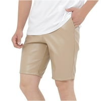 Chueoow ljeto muške kratke hlače za vježbanje čista boja na otvorenom Pocket plaža kožna pantalona pantalona