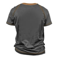 Freshlook muški vrhovi, majica i bluze muške majice Raglan Retro kratkih rukava s približnim vrhovima