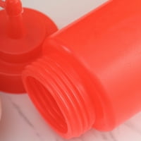 Crvena plastika stiska boca OZ Condiment Stieze boce Multipunarsku flašu za šprice za kečap zastoj za