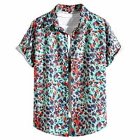 Clearsance Mikilon Muška majica Casual Casual Moda Revel Ležerne prilike Etnic TOP preko majica Bluza i majica s kratkim rukavima