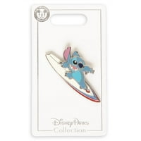 Disney Parks Stitch Surfer Pin Novo sa karticom