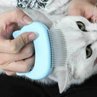 Šengshi Cat Comb PET kratka za uklanjanje dlaka Masiranje češaljkice meko deshid četkica za uklanjanje