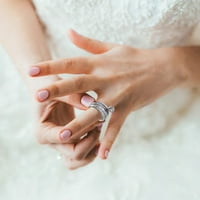 Ženski prstenovi ruži dijamantni prsten, dijamantni prsten za valentinovo, ružičasti prsten, dijamant,