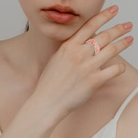 Prsten za ženska majčin dan Poklon Nova abeceda Grma Creative Love Mom Dizalica prsta majčin dan Modni nakit Ženski prsten