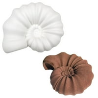Puž za školjku silikonska gumena fleksibilna hrana sigurna kalup glinena smola od keramike
