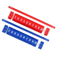 Izdržljive plave crvene plastične jedinice za bodovanje markera za Foosball Soccer Tablicu fudbalske
