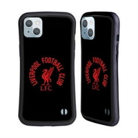 Dizajni za glavu zvanično licencirani fudbalski klub Liverpool Fudbal jetreni ptice crveni LFC na crnoj