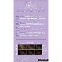 Softsheen-Carson tamna i lijepa blijeda otporala se bogatom kondicioniranjem boje kose, trajnom bojom
