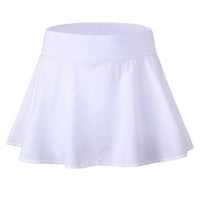 Teniska suknja za žene mini suknje za trening suknje vježbanje rastezanje teniski suknja sportska koža