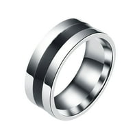 Keusn titanijum čelik od nehrđajućeg čelika Zmaj uzorak prsten za par modni prsten kombinacija legura prsten w
