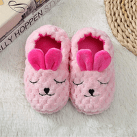 Rush Baby Girls 'Tople papuče crtane djece zimske zatvorene kućne cipele, ružičasti-zeko, veličina: 5- toddler S007