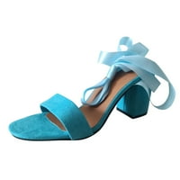 Čipke up sandale za žene Djevojke Dression Platch gležnja za gležnjeve Summer haljina cipele za obnavljanje