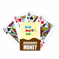 Udari me lijepi izraz modernog poker igračke karte smiješne igre