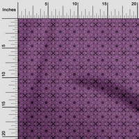 Onuone viskozne šifon ljubičaste tkanine azijske cvjetne pločice prekrivajuće zalihe Ispiši šivanje