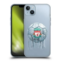 Dizajni za glavu Službeno licencirani Liverpool Football Club Drip Art logo Mekani gel Kućište kompatibilan