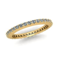 Prirodno .70ct okrugli rez Dijamantna ženska godišnjica Ženska godišnjica vjenčanje vječnosti band prsten