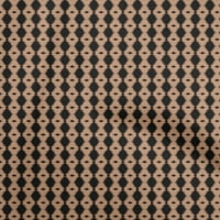 Onuone pamučne svilene crne tkanine azijski Ikat Quilting pribor Ispisuje šivanje tkanine sa dvorištem