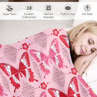 Šareni dekorativni pokrivač s jastukom za kauč na kauču Coscy & Soft Plish bacanje pokrivača zasjeničke