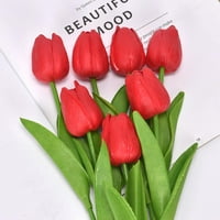 Umjetni tulip cvijeće Vivid tulip cvjetovi vaze cvjetni aranžmani Valentinovo za praznične vjenčanje Početna Office Hotel Dekorativni tulipan cvjetni buket