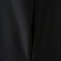 Ženska dugačka šifon ARine Wealing djeveruša haljina Ženska modna tiskana V-izrez dugačka suknja Duga rukava haljina za žensku haljinu za žene Dužina koljena