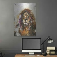 Luxe Metal Art 'Tiger Vision' by Design Fabrikken, Metalna zida Art, 24 x36