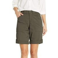 Ženske kratke hlače udobne ljetne kratke hlače izvlačenja elastičnih pojačava za strugove casual pantalone