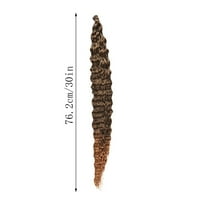 Paketi za kosu Wig Brazilska kosa Weave snopovi prirodna crna boja valovita kosa Wig AA