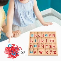 Predškolski pravopis Jezički materijal Liječni Igračke za čitanje pravopisnog pisanja postavljene abecede