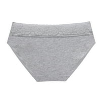 Ketyyh-Chn Gaćice za dame Stretch Bikini donje rublje Udobnost Fle Fit Grey, M