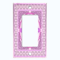 Poklopac ploče za metalno svjetlo Elegantna ružičasta mandala cvjetna prostirka uzorak TIL073