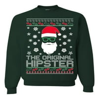 Divlji Bobby, originalni hipster smiješan santa brada Xmas ružni božićni džemper unise grafički duks
