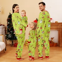Božićne pidžame za pse pamučne jammies božićni print pidžama za spavanje veličina djece-djeci-odrasli-psi,