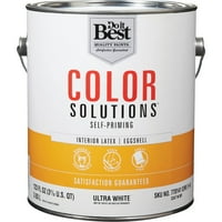 Učinite to najbolje rješenja za boju kasno samousemcene jaječene boje zidne boje, ultra bijela, gal